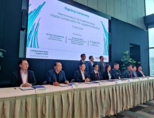 Signing of MOU at the SGTradex Collaborative Data in Supply Chain Conference